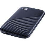 WD My Passport WDBAGF0010BBL-WESN 1 TB Portable Solid State Drive - External - Midnight Blue - Desktop PC Device Supported - 1050 MB/s Maximum Read Transfer Rate
