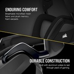 Corsair VOID RGB ELITE Wireless Over-the-head Stereo Gaming Headset - Carbon - Binaural - Circumaural - 1219.2 cm - 32 Ohm - 20 Hz to 30 kHz - Omni-directional Micro