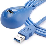 StarTech.com 5 ft Desktop SuperSpeed USB 3.0 Extension Cable - A to A M/F - Type A Male USB