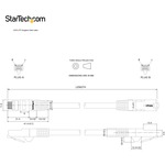 StarTech.com Category 6 Network Cable for Network Device - 1m , 1 Pack - 1 x RJ-45 Male Network- Patch Cable