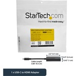 StarTech.com Black USB-C to HDMI Adapter