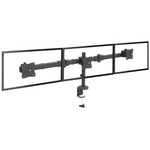 StarTech.com Desk Mount Triple Monitor Arm - Articulating - Steel - For VESA Monitors up to 24inch- Clamp/Grommet - 3 Monitor Stand ARMTRIO - 3 Displays Supported61