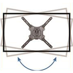 StarTech.com Full Motion TV Wall Mount - Supports TVs from 32inch to 70inch in size with a capacity of 99 lb. 45 kg - Steel Construction - Dual arms extend out to 20.4inch