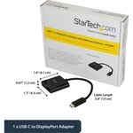 StarTech.com USB C to DisplayPort Adapter with USB Power Delivery - USB Type-C to DisplayPort for USB-C devices such as your 2018 iPad Pro - 4K 60Hz - Use this USB T