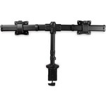 StarTech.com Desk-Mount Dual-Monitor Arm - For up to 27inch Monitors - Low Profile Design - Desk-Clamp or Grommet-Hole Mount - Double Monitor Mount - 2 Displays Suppo