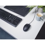 Trust TM-101 Mouse - USB 2.0 - Optical - 3 Buttons - Black - Cable - 1200 dpi - Scroll Wheel - Symmetrical