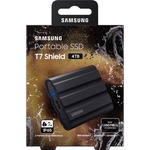 Samsung T7 4 TB Portable Solid State Drive - External - Black - USB Type C - 256-bit AES Encryption Standard