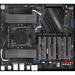 Gigabyte X299-WU8 Server Motherboard - Intel Chipset - Socket R4 LGA-2066 - Intel Optane Memory Ready - ATX - 128 GB DDR4 SDRAM Maximum RAM - DIMM, UDIMM - 8 x Memor