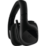 Logitech G533 Wireless Over-the-head Stereo Headset - Black - Binaural - Circumaural - 1500 cm