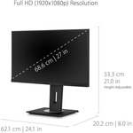Viewsonic VG2755 27inch Full HD WLED LCD Monitor - 16:9 - Black