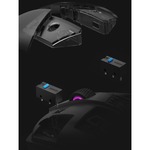 Asus ROG Pugio II Gaming Mouse - Bluetooth/Radio Frequency - USB - Optical - 7 Buttons