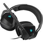 Corsair VOID RGB ELITE Wireless Over-the-head Stereo Gaming Headset - Carbon - Binaural - Circumaural - 1219.2 cm - 32 Ohm - 20 Hz to 30 kHz - Omni-directional Micro