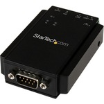 StarTech.com 1 Port RS-232 Serial to IP Ethernet Device Server - DIN Rail Mountable - 1 x Network RJ-45 - 1 x Serial Port - Fast Ethernet - Rail-mountable