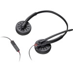 Plantronics Blackwire C225 Wired Stereo Headset - Over-the-head - Supra-aural - 20 Hz - 20 kHz - Mini-phone - Yes