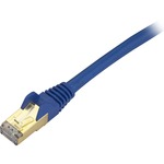 StarTech.com 10 ft Blue Shielded Snagless 10 Gigabit RJ45 STP Cat6a Patch Cable - 1 x RJ-45 Male Network