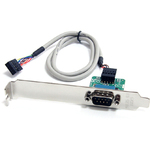 StarTech.com 24in Internal USB Motherboard Header to Serial RS232 Adapter - DB-9 Male Serial - IDC Female IDE