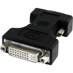 StarTech.com DVI to VGA Cable Adapter - Black - F/M - 1 x HD-15 Male VGA - Black
