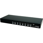 StarTech.com 8 Port 1U Rackmount DVI USB KVM Switch - 8 Port - 1U - Rack-mountable