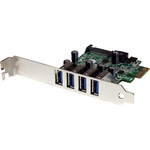 StarTech.com 4 Port PCI Express PCIe SuperSpeed USB 3.0 Controller Card Adapter with UASP