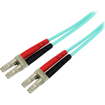StarTech.com 10Gb Aqua Fiber Patch cable - LC multi-mode M - LC multi-mode M - 5 m - fiber optic - 50 / 125 micron - aqua - 2 x LC Male Network - 2 x LC Male Net