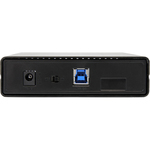 StarTech.com 3.5in Black USB 3.0 External SATA III Hard Drive Enclosure with UASP for SATA 6 Gbps