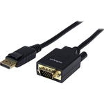 StarTech.com 6 ft DisplayPort to VGA Adapter Converter Cable - DP to VGA 1920x1200 - Black