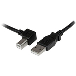 StarTech.com 3m USB 2.0 A to Left Angle B Cable - M/M - 1 x Type A Male USB - 1 x Type B Male USB