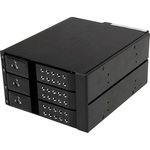 StarTech.com 3 Bay Aluminum Trayless Hot Swap Mobile Rack Backplane for 3.5in SAS II/SATA III