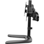 StarTech.com Triple Monitor Stand - Crossbar - Steel Andamp; Aluminum - For VESA Mount Monitors up to 27in