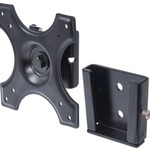 TV Andamp; Monitor Mount, Wall, Fixed, 1 screen, Screen Sizes: 10-32inch, Black