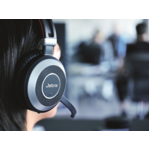 Jabra EVOLVE 30 II Wired Over-the-head Mono Headset - Monaural - Supra-aural - Noise Canceling - Mini-phone 3.5mm