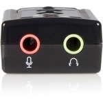 StarTech.com USB audio adapter - virtual 7.1 - external sound card - stereo audio - USB - External