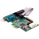 StarTech.com 2S1P Native PCI Express Parallel Serial Combo Card with 16550 UART - 2 x 9-pin DB-9 Male Parallel