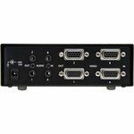 StarTech.com 2x2 VGA Matrix Video Switch Splitter with Audio - 2 x HD-15 VGA In