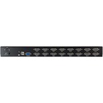 StarTech.com 16 Port 1U Rackmount USB KVM Switch Kit with OSD and Cables - 16 Port - 1U - Rack-mountable