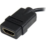 StarTech.com 5in High Speed HDMI Adapter Cable - HDMI to HDMI Micro - F/M - HDMI for Audio/Video Device