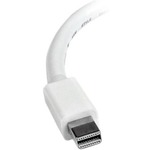 StarTech.com Mini DisplayPort to HDMI Video Adapter Converter, White - DisplayPort/HDMI for Audio/Video Device