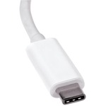 StarTech.com USB C to DisplayPort Adapter - 4K 60Hz - White - USB 3.1 Type-C to DisplayPort Adapter - USB C Video Adapter CDP2DPW - Connect your USB Type-C device