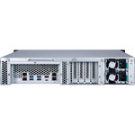 QNAP TS-1277XU-RP-1200-4G 12 x Total Bays SAN/NAS Storage System - AMD Ryzen 3 Quad-core 4 Core 3.10 GHz - 4 GB RAM - DDR4 SDRAM - 2U Rack-mountable - Serial ATA/6