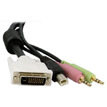 Startech DVI-D plus 3.5mm KVM Cable - 1.8m