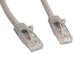 StarTech.com 75 ft Gray Snagless Cat6 UTP Patch Cable - Category 6 - 75 ft - 1 x RJ-45 Male Network - Gray