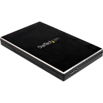 StarTech.com 2.5in USB 3.0 SSD SATA Hard Drive Enclosure - 1 x Total Bay - 1 x 2.5 Bay - USB 3.0