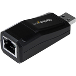 StarTech.com USB 3.0 to Gigabit Ethernet NIC Network Adapter - 10/100/1000 Mbps - 1 x RJ-45 - Twisted Pair