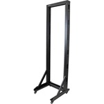 StarTech.com 2-Post Server Rack with Sturdy Steel Construction and Casters - 42U - Steel