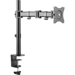 Newstar Full Motion Desk Mount clamp Andamp; grommet for 10-30inch Monitor Screen, Height Adjustable - Black
