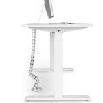 StarTech.com Cable Management Spine - Adjustable Andamp; Flexible Cable Organizer - With Four Cable Channels and Weighted Base Plate - Plastic, Steel