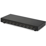 StarTech.com 8-Port 4K 60Hz HDMI Splitter - HDR Support - HDMI 2.0 Splitter - 7.1 Surround Sound Audio - 3840 × 2160 - 1 x HDMI In - 8 x HDMI Out