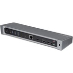 StarTech.com USB C Dock - Triple 4K - Mac, Windows Andamp; Chrome - 100W PD - USB C to 2x DisplayPort - USB C to HDMI / Ethernet - 5x USB 3.0 - 6 x USB Ports - 4 x USB 3.0