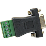 StarTech.com RS422 RS485 Serial DB9 to Terminal Block Adapter - 1 x DB-9 Male Serial - Terminal Block