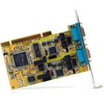 StarTech.com 2 Port RS232/422/485 PCI Serial Adapter w/ ESD - 2 x 9-pin DB-9 Male RS-232/422/485 Serial Universal PCI